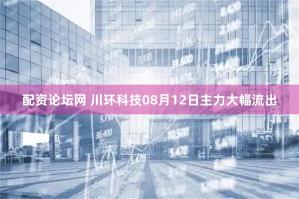 配资论坛网 川环科技08月12日主力大幅流出