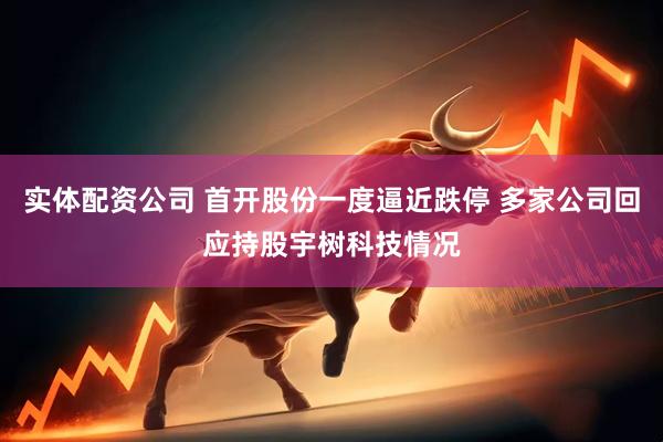 实体配资公司 首开股份一度逼近跌停 多家公司回应持股宇树科技情况